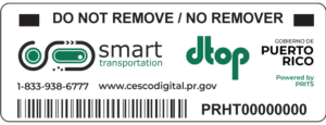 This is the digital car tag or digital marbete that will replace the traditional marbete.